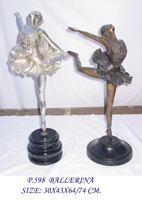 Ballerina Leg Lift Ballerina Leg Lift - $999.99 : Statues bronze aniamls